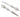 A pair of Edwardian, silver handled nail files