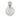 An early 20th century, glass scent bottle with a silver mount & glass stopper