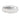 An Edwardian, cut glass, oval trinket box with a silver lid