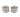 A pair of Edwardian, silver, embossed napkin rings