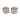 A pair of Edwardian, silver, embossed napkin rings