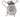 An Edwardian, silver cream jug on three feet.