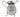 An Edwardian, silver cream jug on three feet.