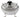 An Edwardian, silver tea caddy on four feet.