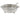 An Edwardian, silver butter dish with a glass liner & butter knife