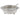 An Edwardian, silver butter dish with a glass liner & butter knife