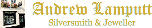 Andrew Lamputt SIlversmith & Jeweller Logo With Shopfront