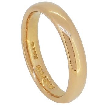 An early 20th century, 22ct yellow gold, wedding ring.