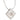 A modern, silver, mother of pearl set, abstract pendant
