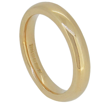 A modern, 18ct yellow gold, court wedding ring.