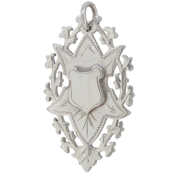 A Victorian, silver watch medal