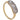 A modern, 18ct yellow gold, diamond set, seven stone, Art Deco style ring.