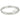 A mid-20th century, silver, hinged bangle with an engraved foliate design.