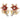 A pair of early 20th century, 9ct yellow gold, ruby & diamond set clip on earrings.