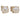 A pair of early 20th century, 9ct yellow gold, pearl set stud earrings.