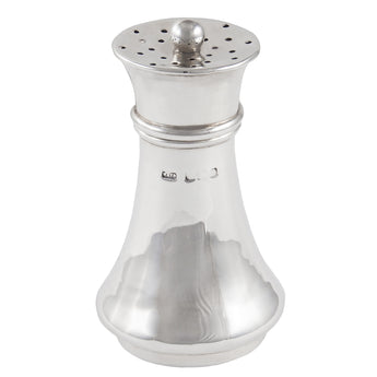 An early 20th century, silver pepper pot