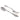 A modern, silver, child's fork & spoon