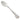 A Victorian, silver teaspoon with shell & foliate decoration on the handle.