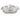 A modern, silver, pierced, lace effect bon bon dish.