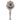 A mid-20th century, silver, enamel set souvenir teaspoon featuring a crest of Leominster on the terminal end.