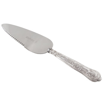 A modern, silver handled, King's Pattern cake slice.