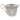 A Victorian, silver cream jug with an embossed floral & foliate design & a vacant cartouche.