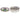 A modern, silver, enamel set, oval pill box open