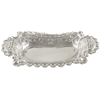 An Edwardian, silver pin dish.