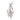 A modern, 18ct white gold, freshwater pearl & diamond set pendant brooch.