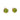 A pair of modern, 9ct yellow gold, peridot set, hexagonal stud earrings