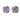 A pair of modern, white gold, amethyst & diamond set cluster stud earrings