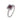  A modern, 18ct white gold, ruby & diamond set, square cluster ring