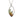 A modern, silver & multi-coloured enamel, abstract pendant & chain