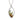A modern, silver & multi-coloured enamel, abstract pendant & chain