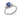 A modern, 18ct white gold, tanzanite & diamond set three stone ring