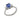 A modern, 18ct white gold, tanzanite & diamond set three stone ring