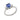 A modern, 18ct white gold, tanzanite & diamond set three stone ring