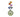 A modern, 18ct white gold, Tahitian pearl & multicoloured sapphire set pendant