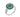A modern, 18ct white gold, emerald & diamond set cluster ring
