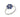 A modern, 18ct white gold, sapphire & diamond set cluster ring