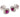 Ruby & Diamond Set Cluster Stud Earrings