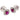 Ruby & Diamond Set Cluster Stud Earrings