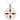 A modern, 9ct yellow gold, garnet, pearl & diamond set pendant & chain