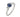 A modern, 18ct white gold, sapphire & diamond set three stone ring