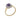 A modern, 9ct yellow gold, amethyst & diamond set cluster ring