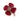 A modern, silver & red enamel poppy brooch
