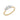 A modern, 18ct yellow gold, diamond set, three stone ring