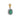 A modern, 18ct yellow & white gold, emerald & diamond set cluster pendant