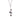 A modern, 9ct white gold, pearl set, four stone necklace