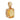A modern, 9ct yellow gold, multi-facetted citrine set pendant